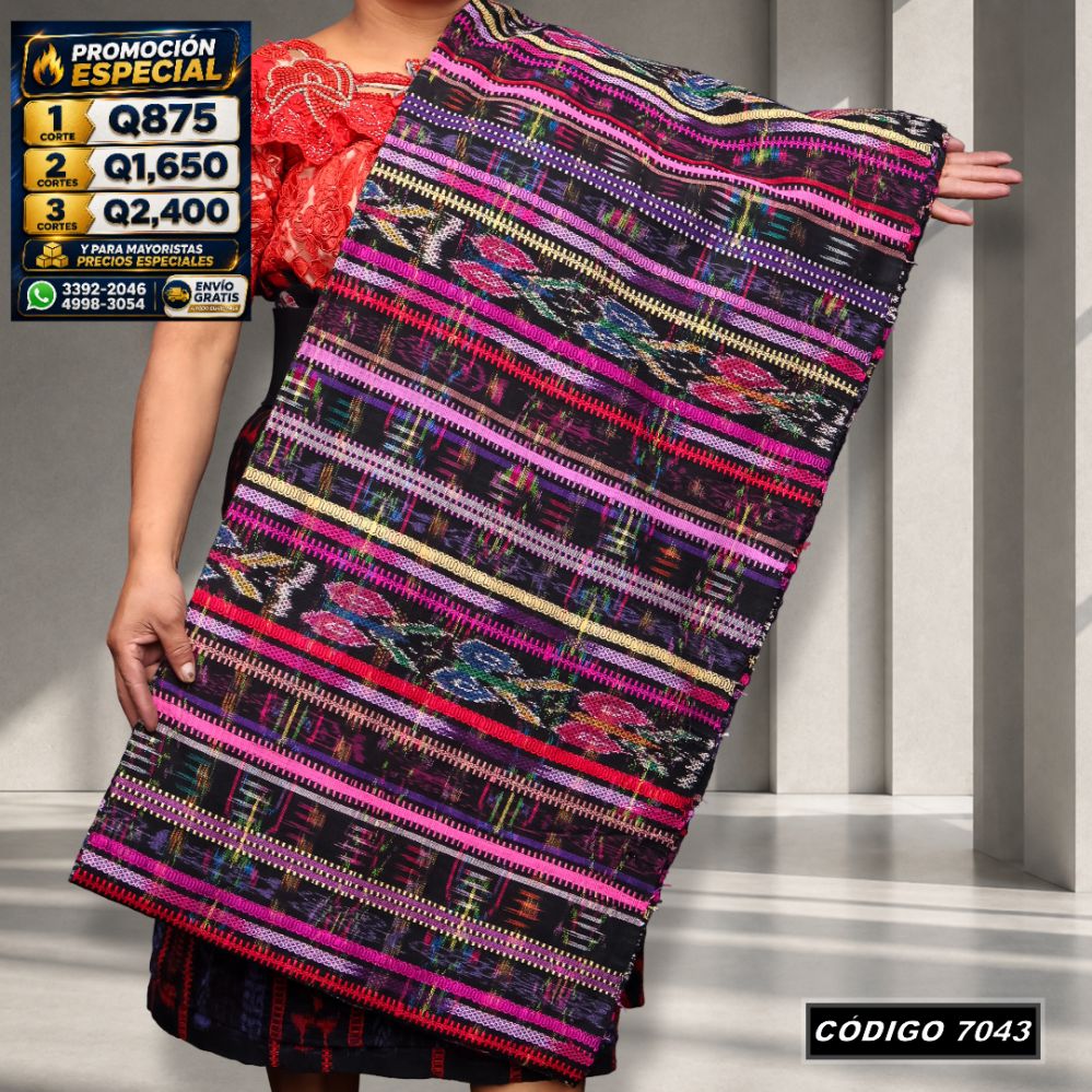 Corte Típico Hilo de Cristal 8 Varas Q875 | COD 7043 | Típicas Unidas