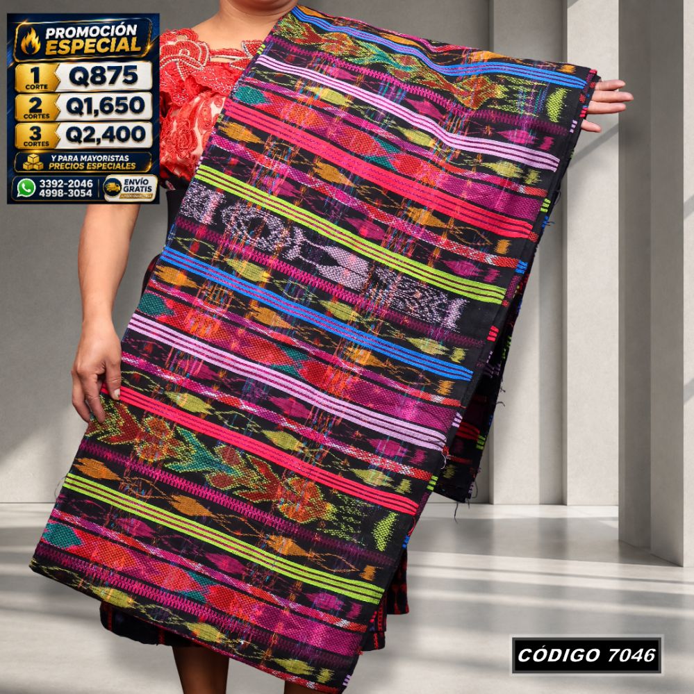 Corte Típico Hilo de Cristal 8 Varas Q875 | COD 7046 | Típicas Unidas