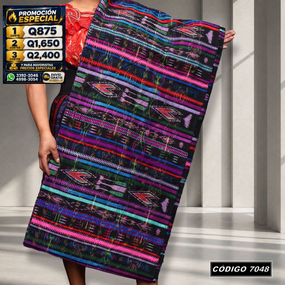 Corte Típico Hilo de Cristal 8 Varas Q875 | COD 7048 | Típicas Unidas