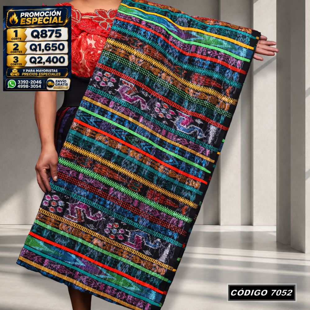 Corte Típico Hilo de Cristal 8 Varas Q875 | COD 7052 | Típicas Unidas