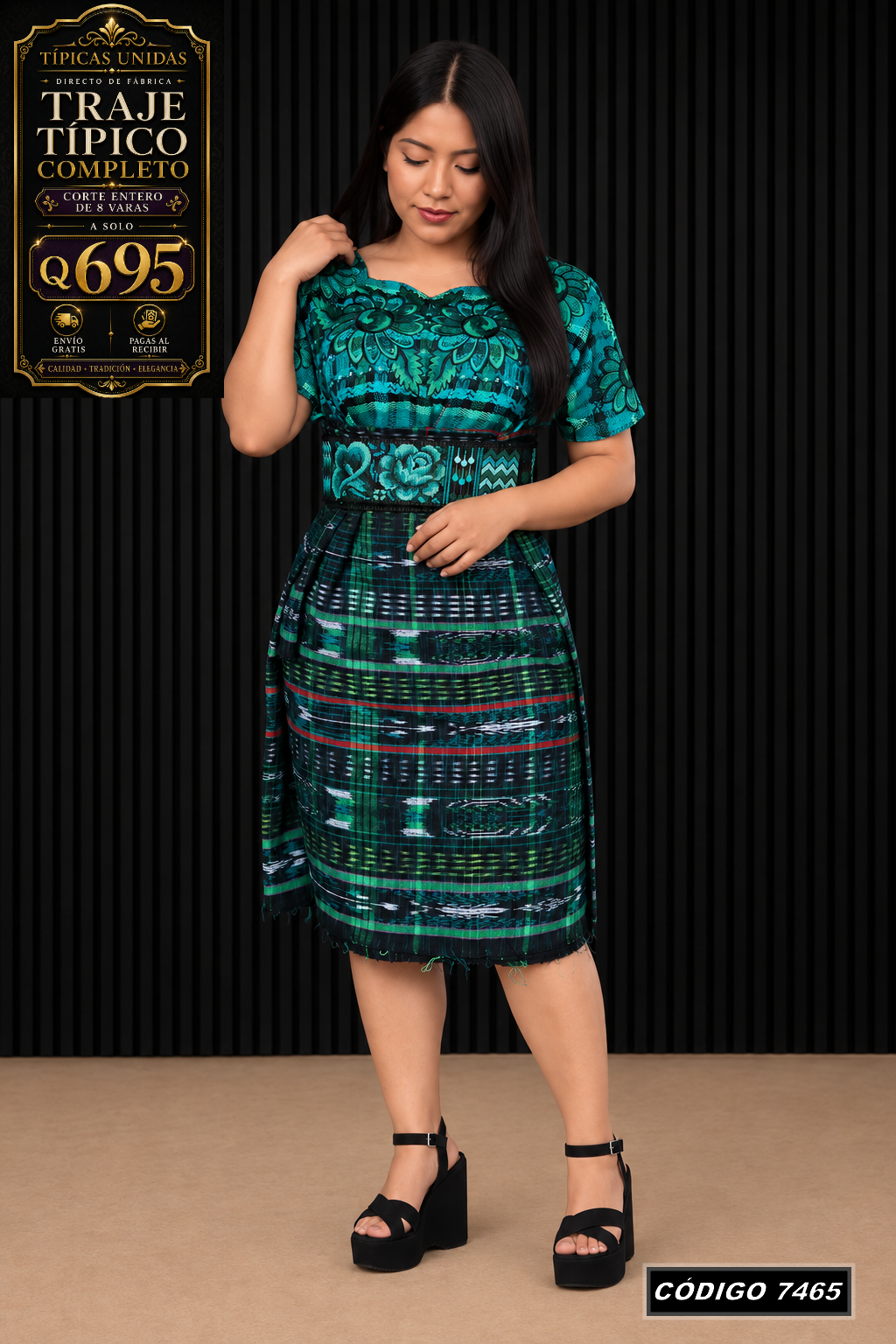 ✨ Traje Típico — Diseño Nuevo — Q695 | COD 7465
