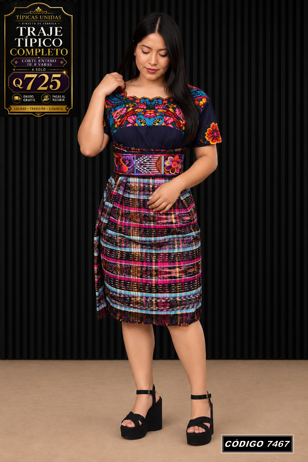 ✨ Traje Típico — Diseño Nuevo — Q725 | COD 7467