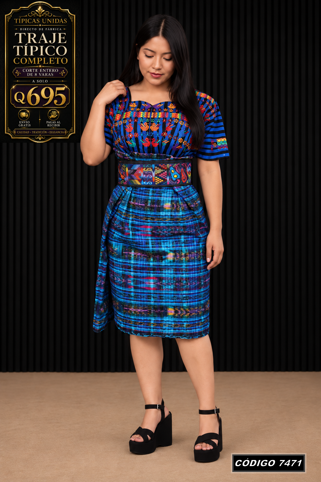 ✨ Traje Típico — Diseño Nuevo — Q695 | COD 7471