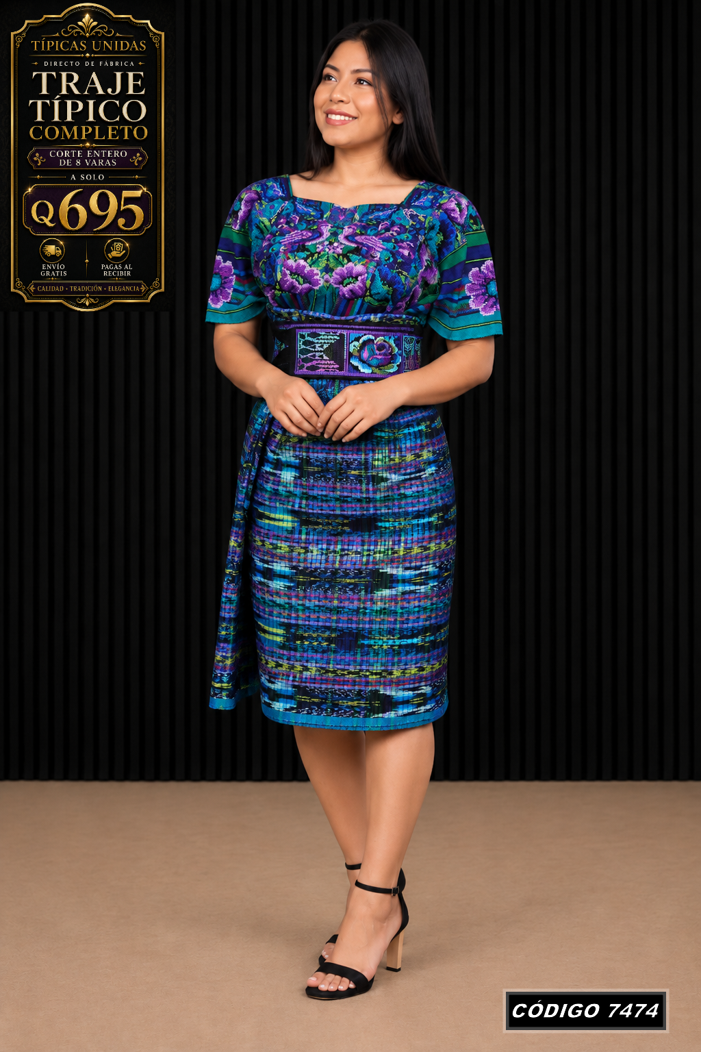 ✨ Traje Típico — Diseño Nuevo — Q695 | COD 7474