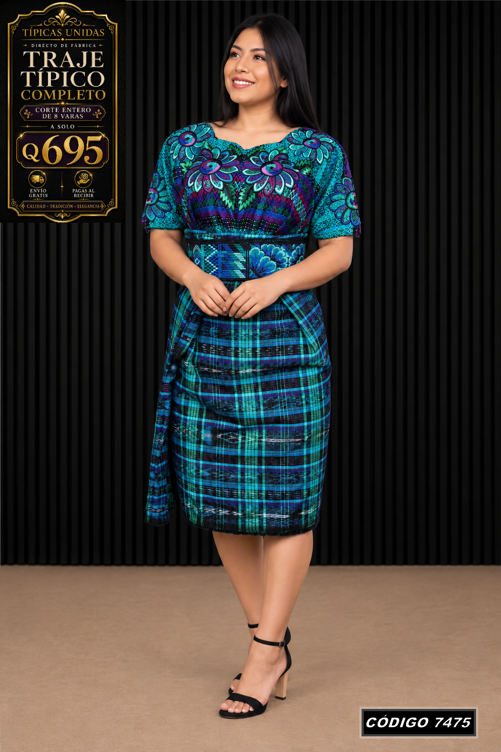 ✨ Traje Típico — Diseño Nuevo — Q695 | COD 7475