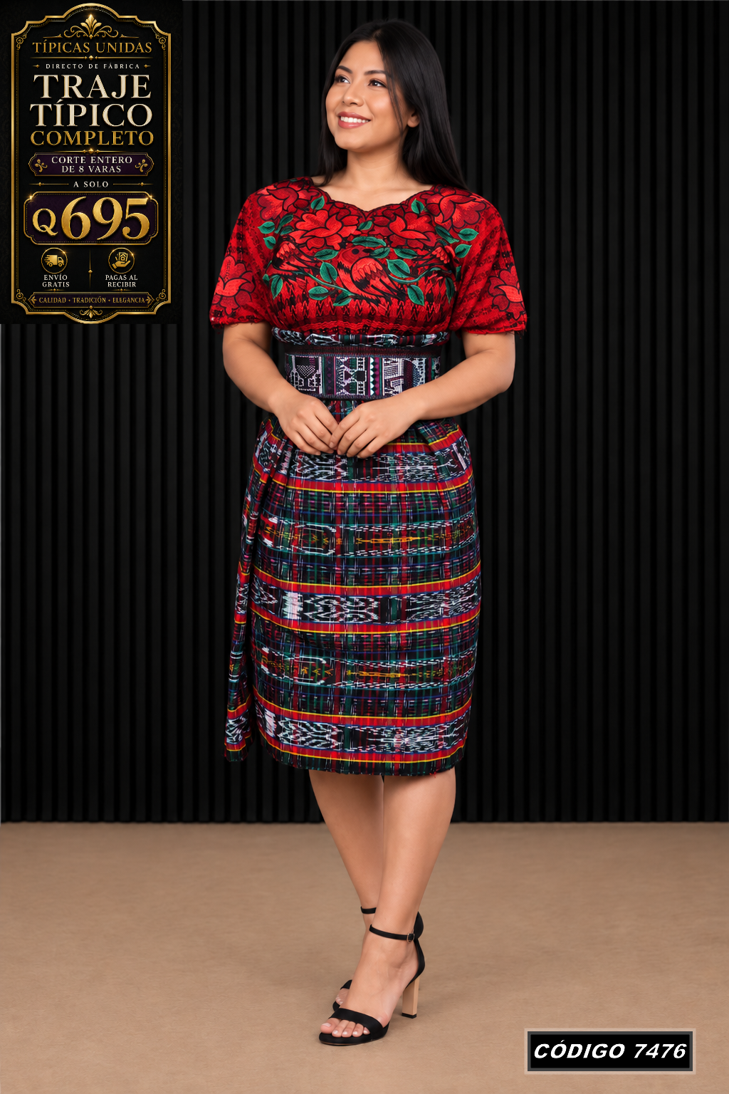 ✨ Traje Típico — Diseño Nuevo — Q695 | COD 7476
