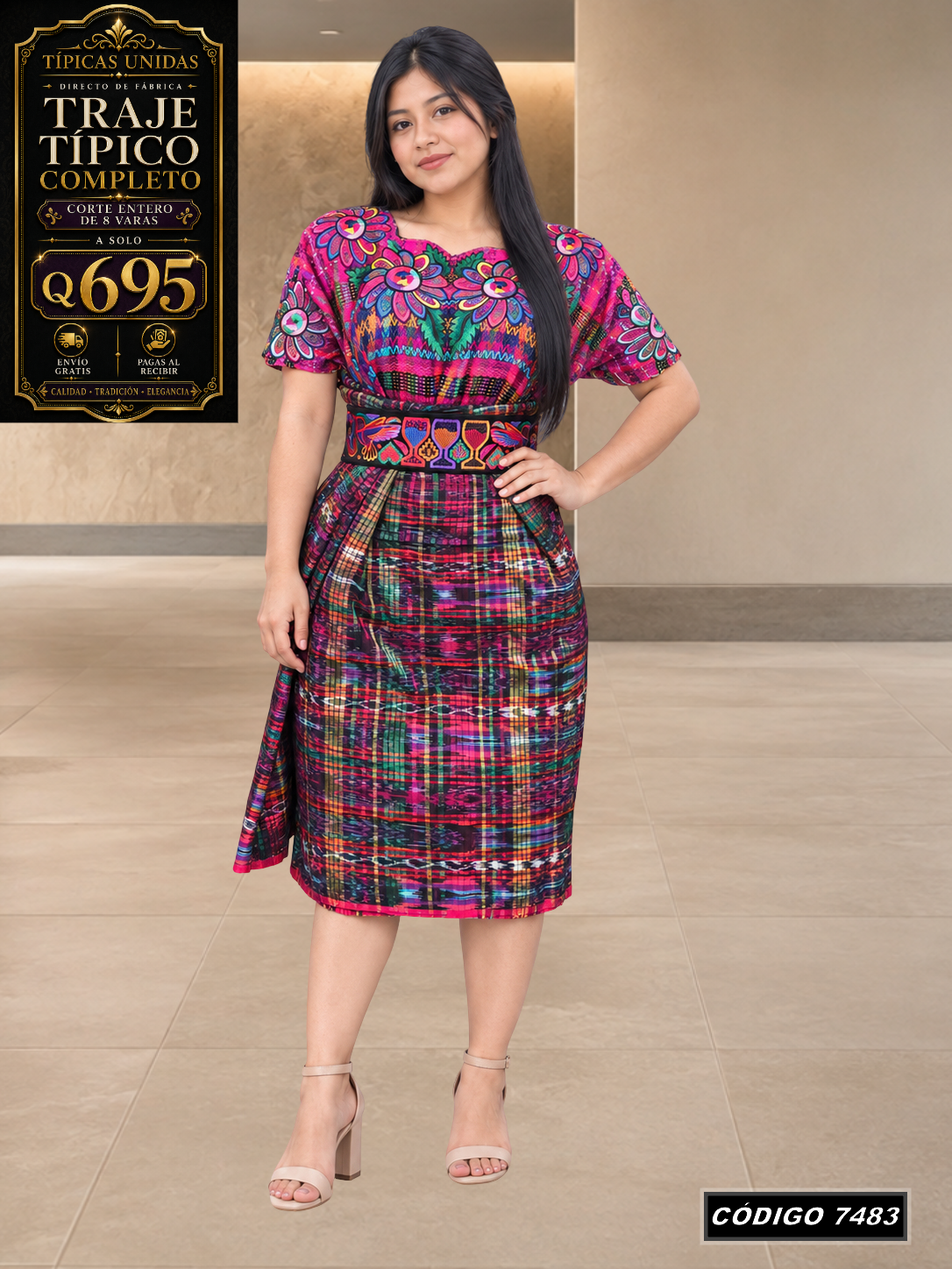 ✨ Traje Típico — Diseño Nuevo — Q695 | COD 7483