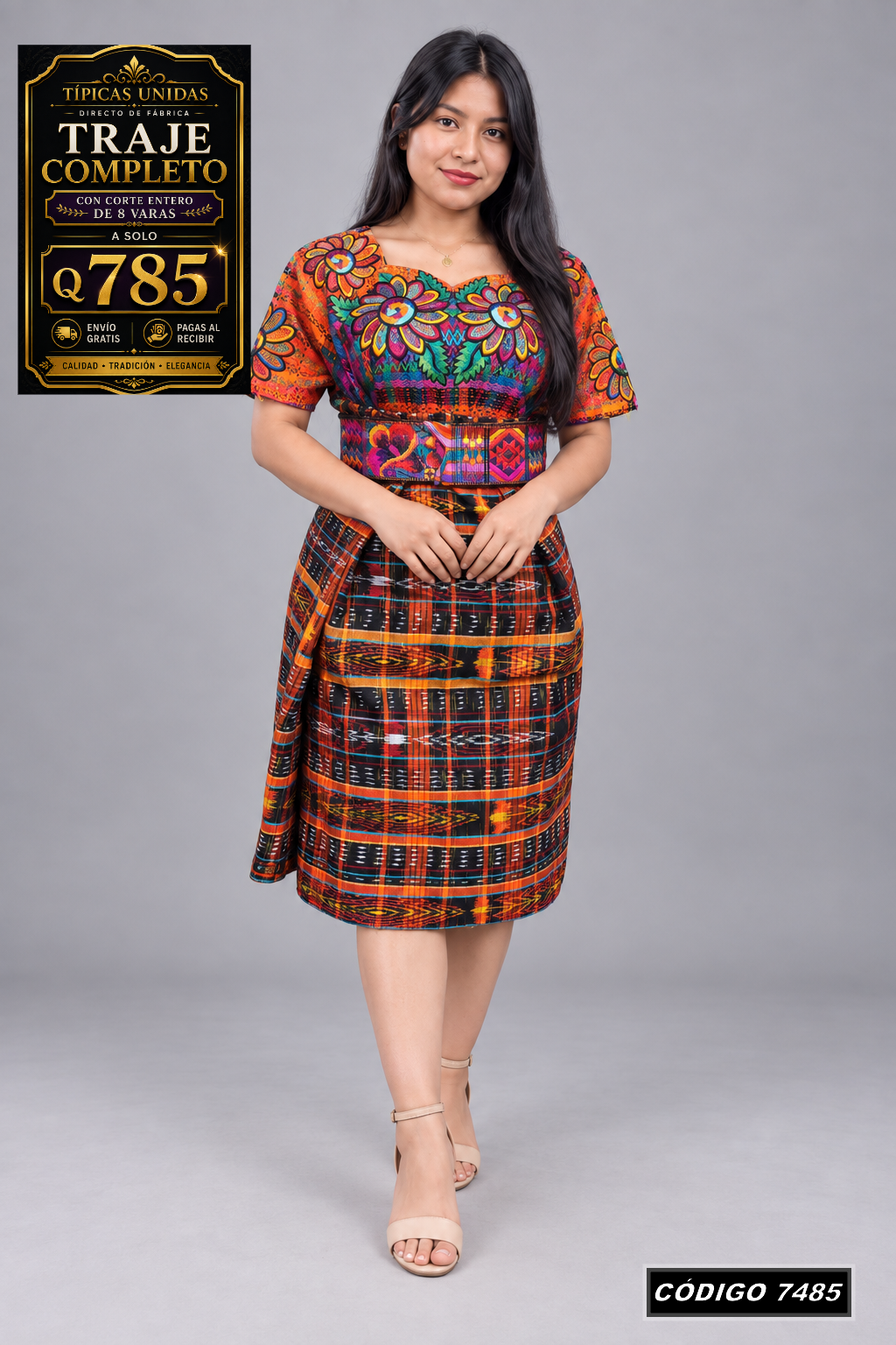 ✨ Traje Típico — Diseño Nuevo — Q785 | COD 7485