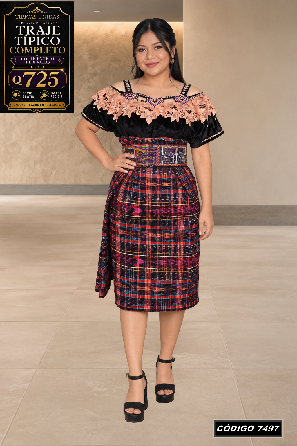 ✨ Traje Típico — Diseño Nuevo — Q725 | COD 7497