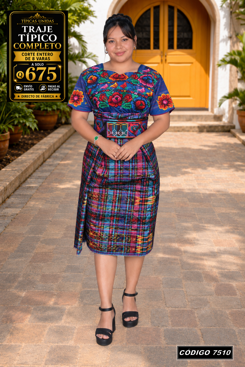 ✨ Traje Típico — Diseño Nuevo — Q675 | COD 7510