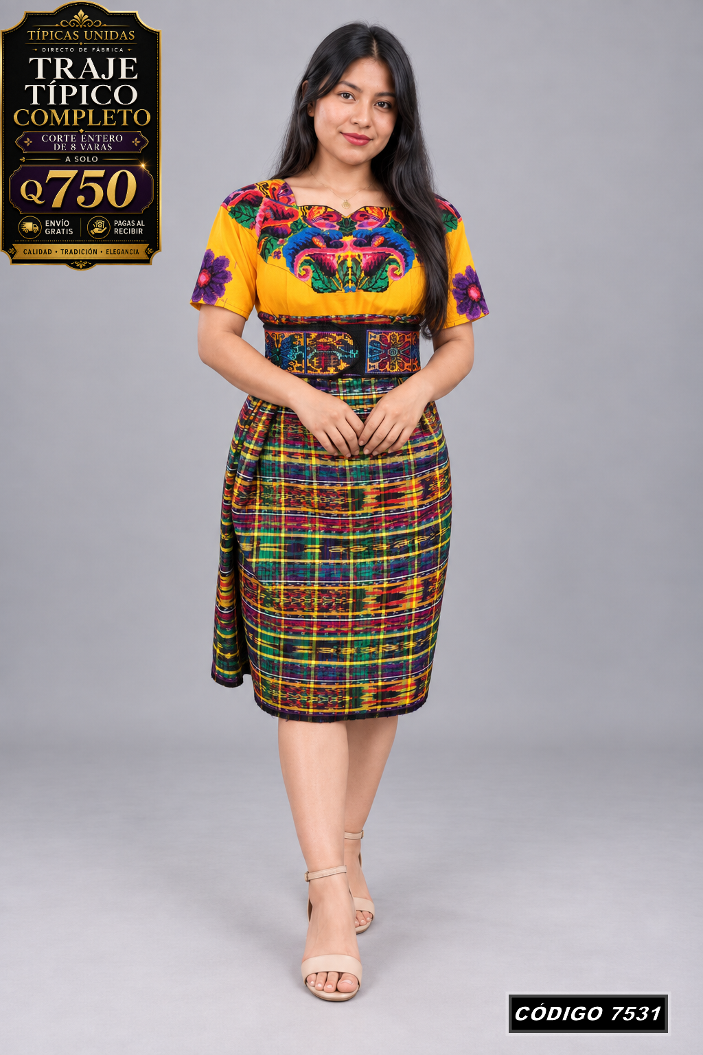 ✨ Traje Típico — Diseño Nuevo — Q750 | COD 7531