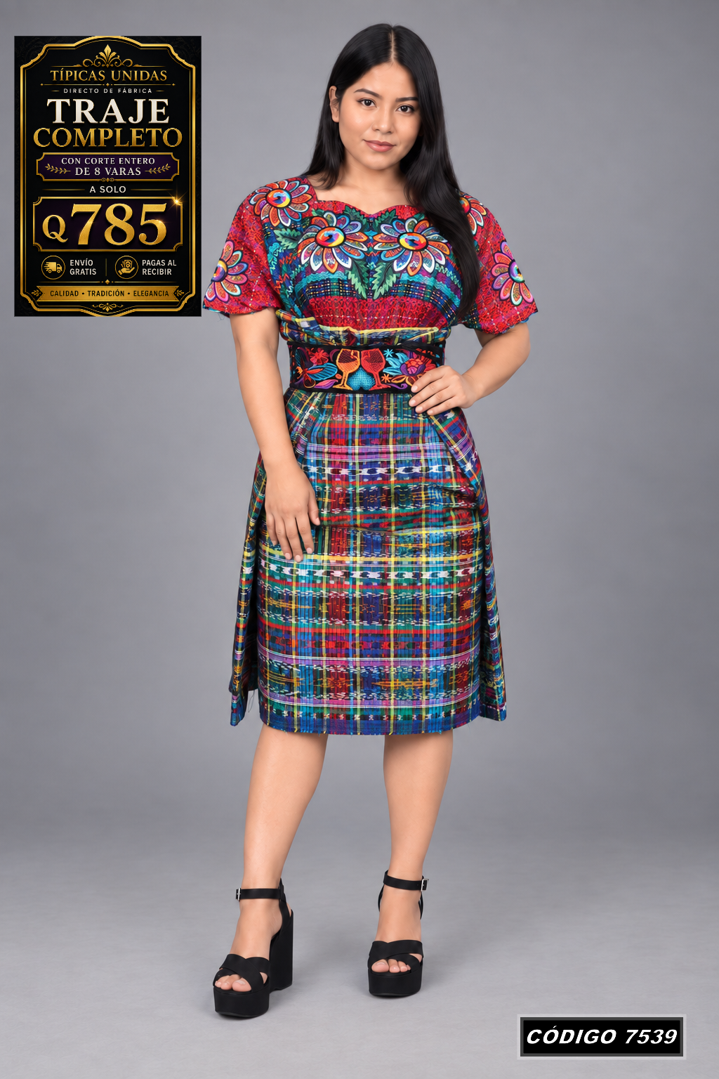 ✨ Traje Típico — Diseño Nuevo — Q785 | COD 7539