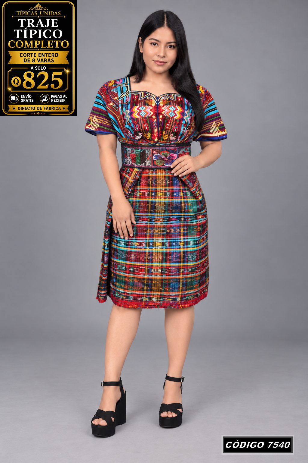 ✨ Traje Típico — Diseño Nuevo — Q825 | COD 7540