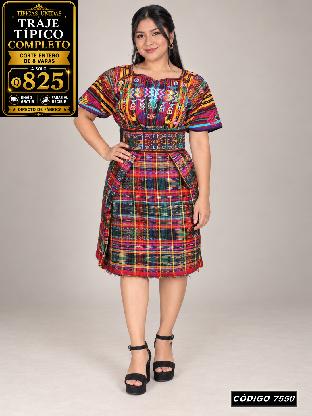 ✨ Traje Típico — Diseño Nuevo — Q825 | COD 7550