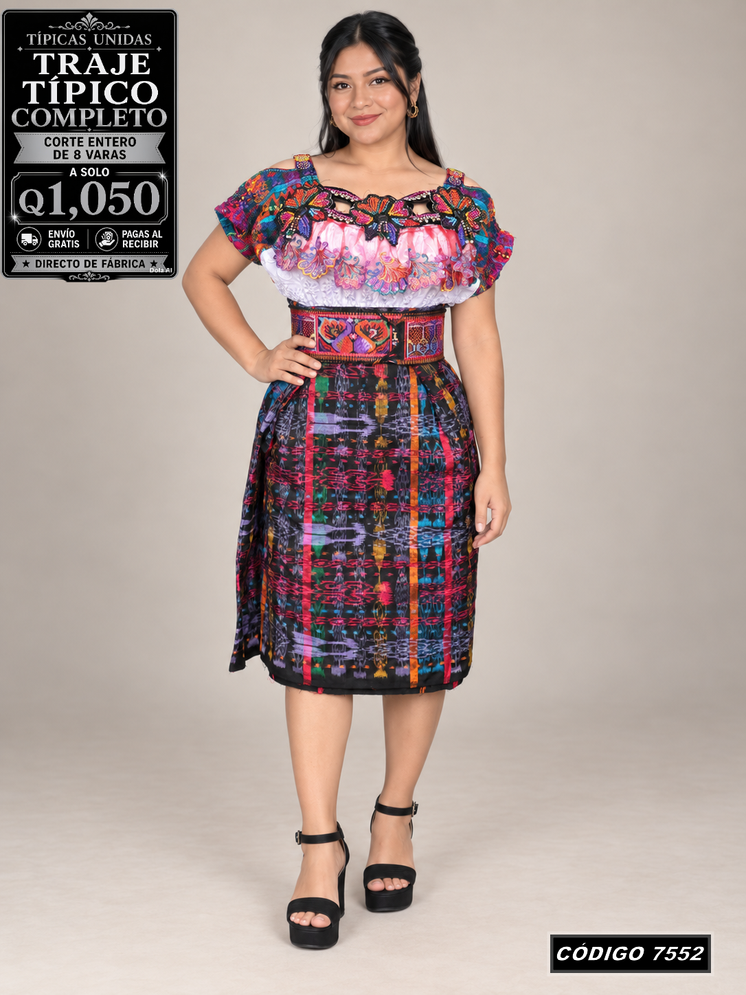 ✨ Traje Típico — Diseño Nuevo — Q1,050 | COD 7552
