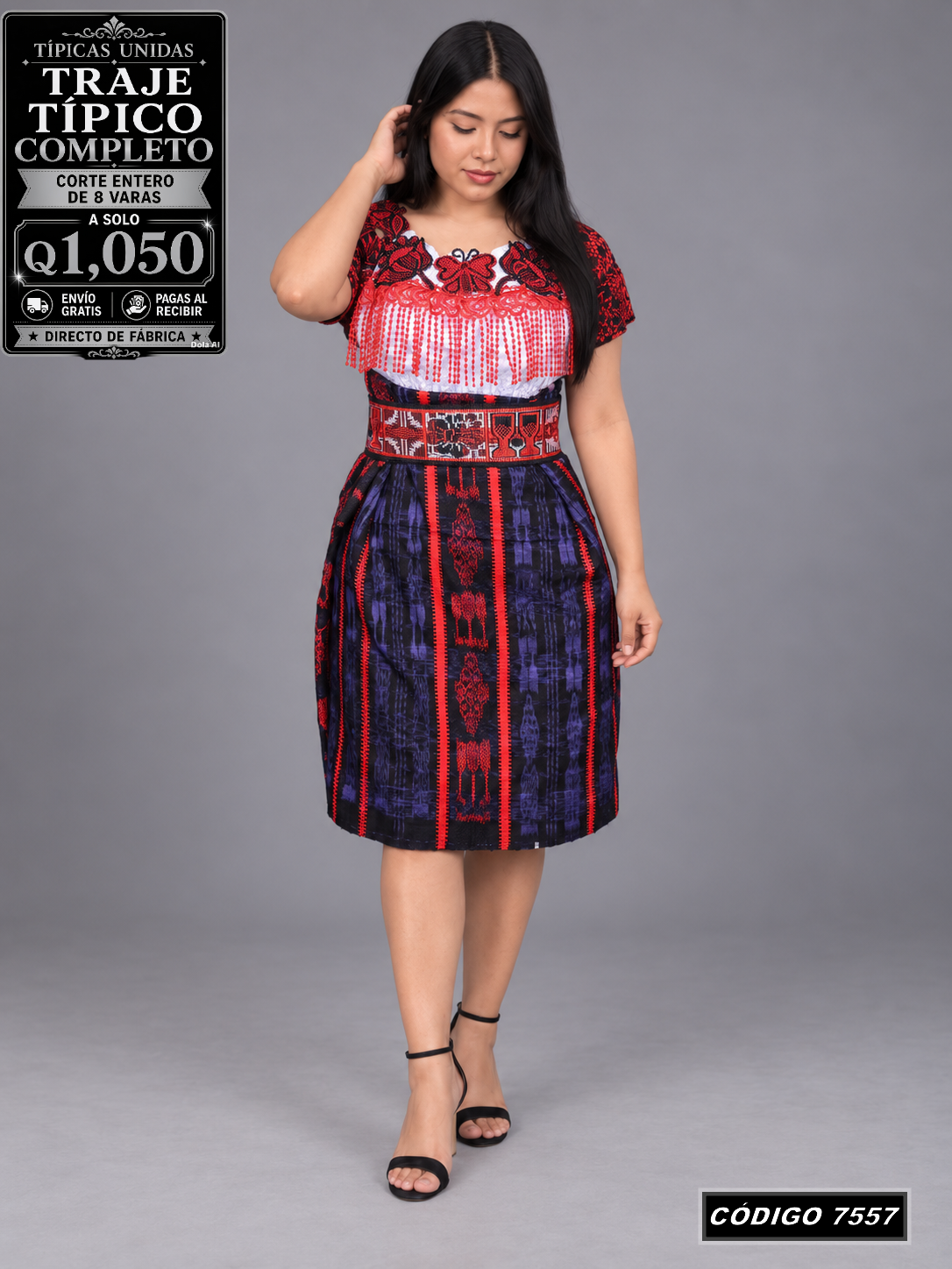 ✨ Traje Típico — Diseño Nuevo — Q1,050 | COD 7557