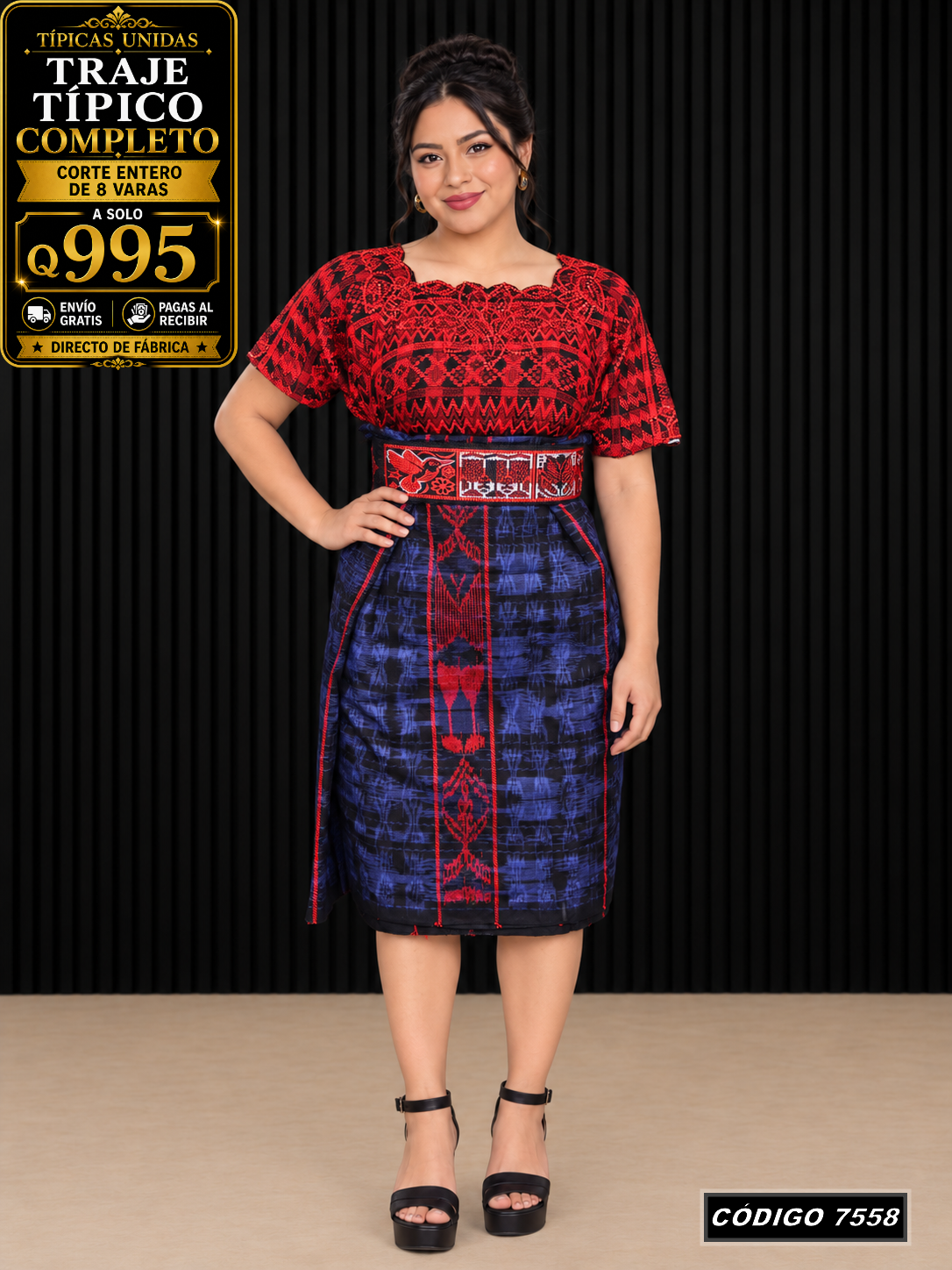 ✨ Traje Típico — Diseño Nuevo — Q995 | COD 7558