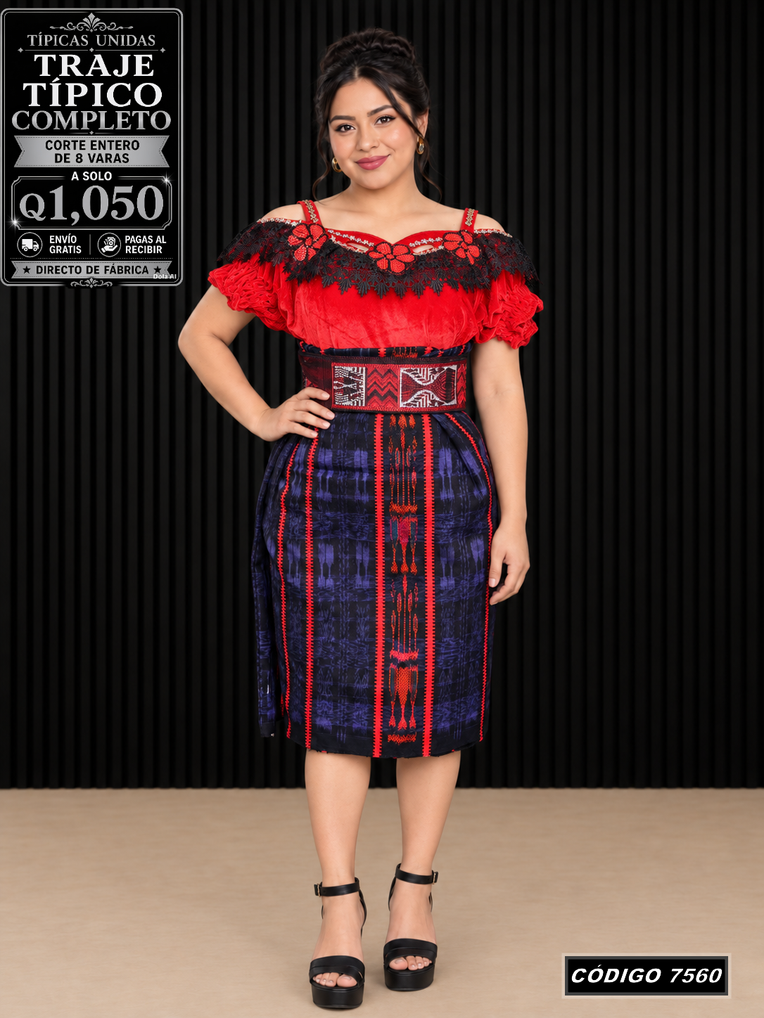 ✨ Traje Típico — Diseño Nuevo — Q1,050 | COD 7560