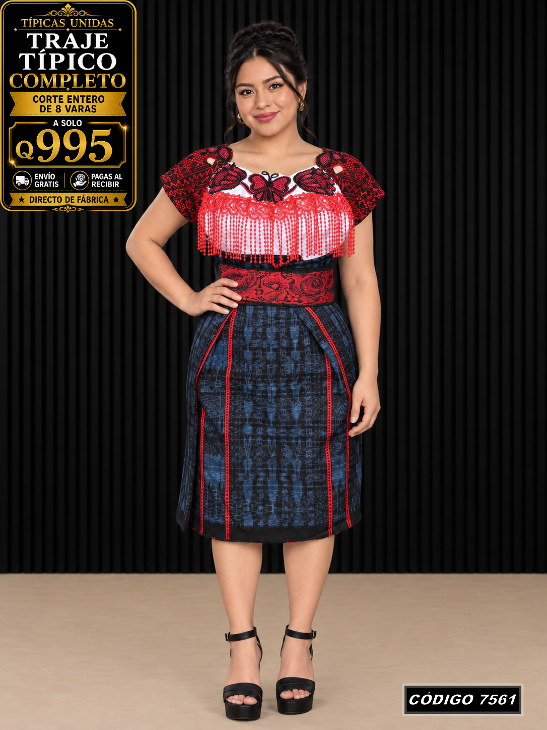 ✨ Traje Típico — Diseño Nuevo — Q995 | COD 7561