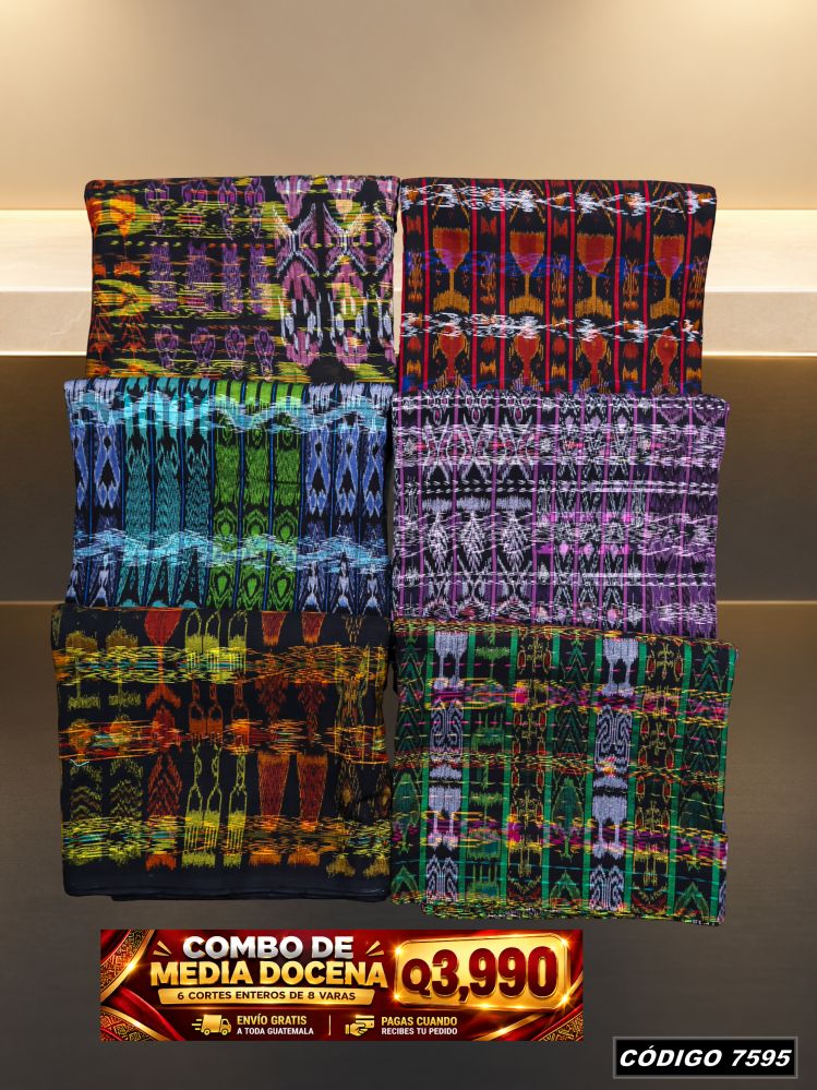 Combo 6 Cortes Típicos 8 Varas Q3,990 | Precio de fábrica | COD 7595 | Típicas Unidas