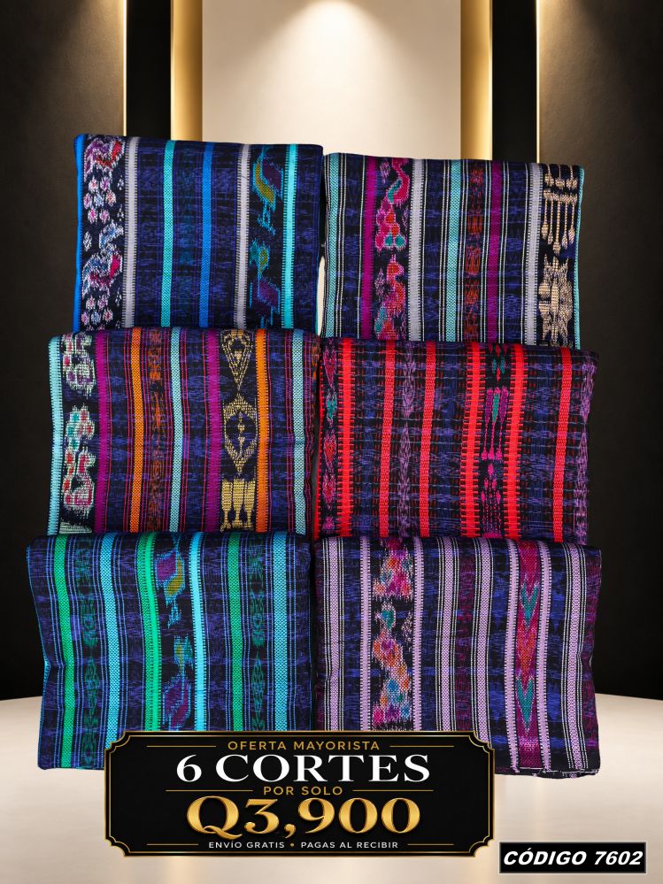 Combo 6 Cortes Típicos 8 Varas Q3,900 | COD 7602 | Típicas Unidas