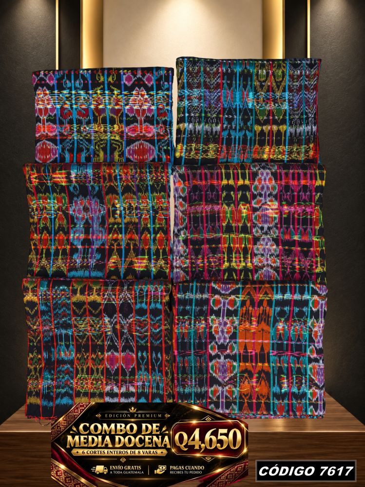 Combo 6 Cortes Típicos 8 Varas Q4,650 | COD 7617 | Típicas Unidas