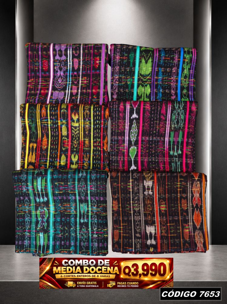 Combo 6 Cortes Típicos 8 Varas Q3,990 | COD 7653 | Típicas Unidas
