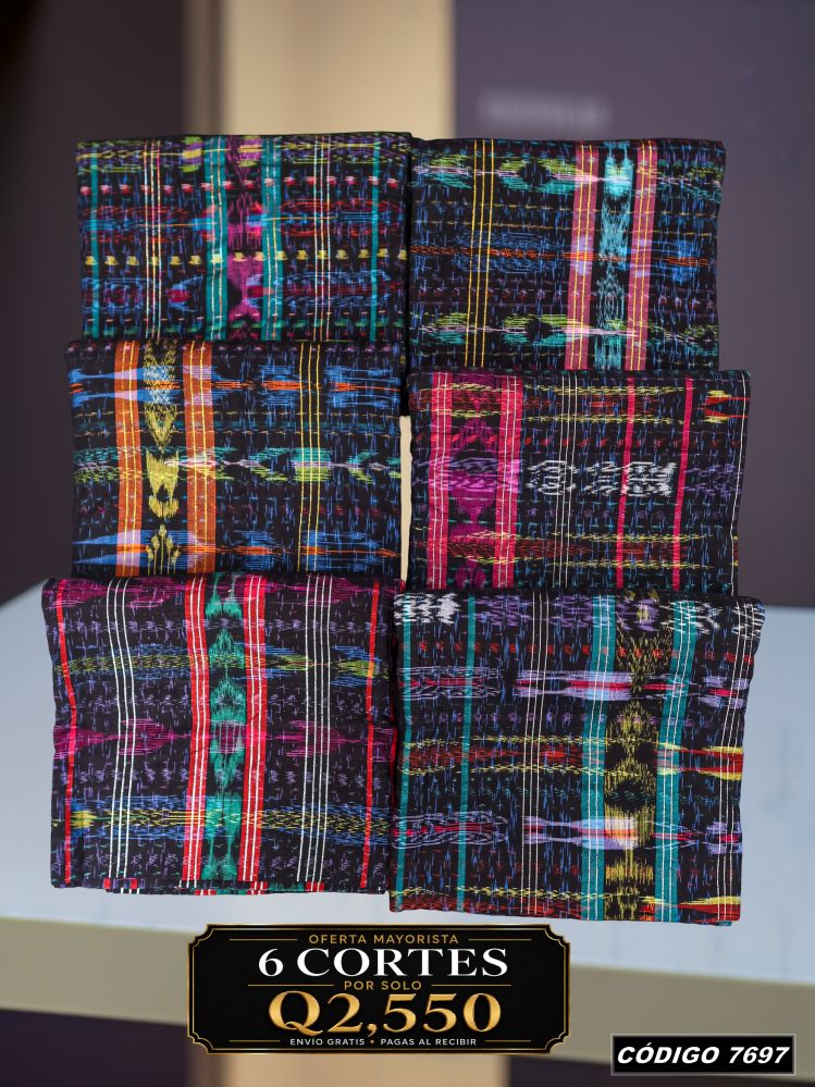 Combo 6 Cortes Típicos 8 Varas Q2,550 | Precio de fábrica | COD 7697 | Típicas Unidas
