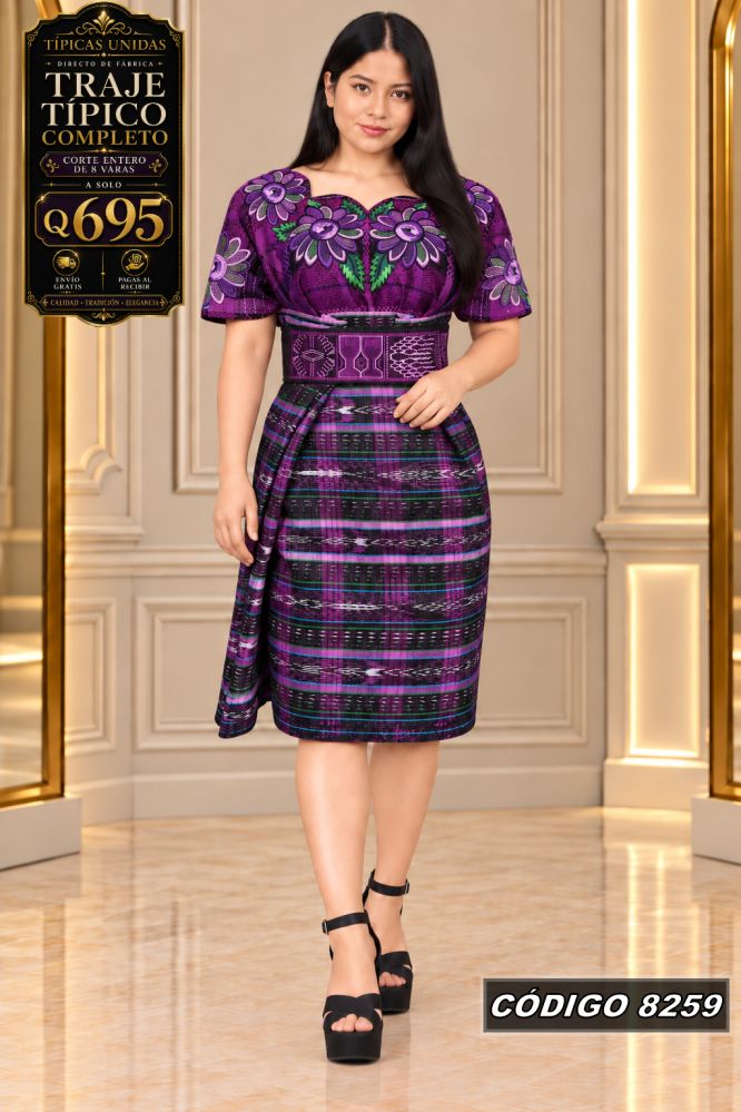 Traje Típico Diseño Nuevo precio Q1,350 código 8259 - Típicas Unidas Guatemala