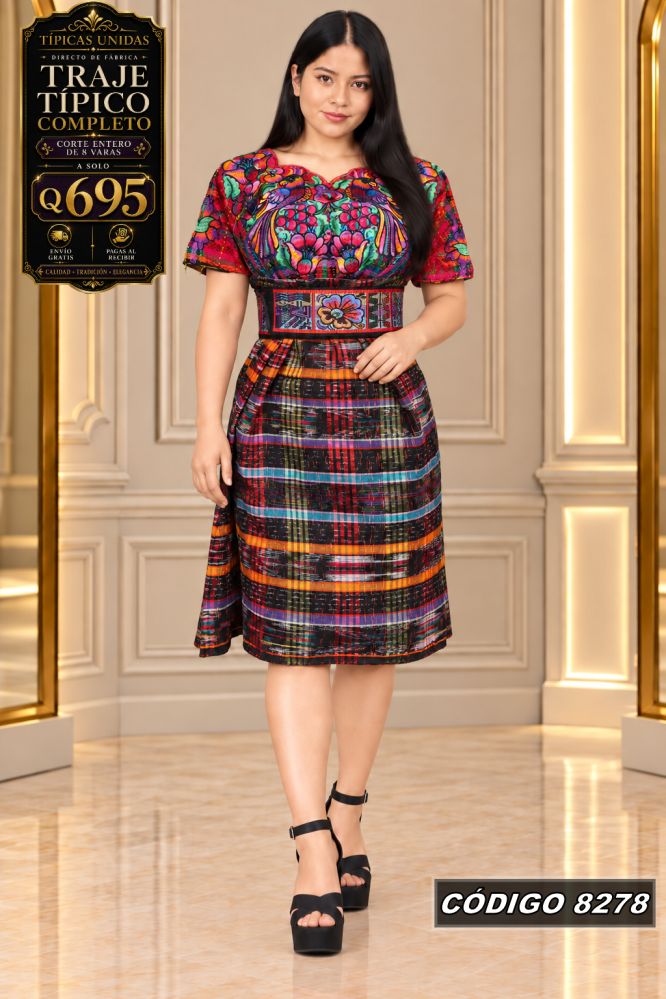 Traje Típico Diseño Nuevo precio Q1,350 código 8278 - Típicas Unidas Guatemala