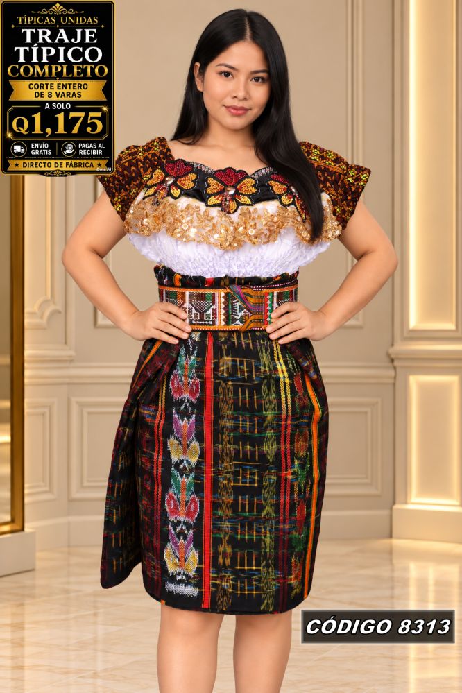 Traje Típico Diseño Nuevo precio Q1,350 código 8313 - Típicas Unidas Guatemala