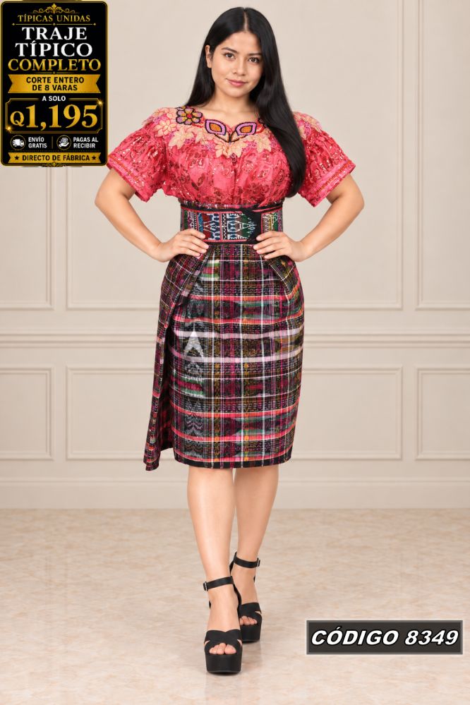 Traje Típico Diseño Nuevo precio Q1,350 código 8349 - Típicas Unidas Guatemala