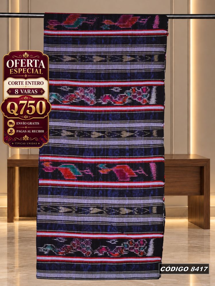 Cortes Típicos Hilo Alemán 8 Varas Q750 | 2 por Q1,395 | COD 8417 | Típicas Unidas