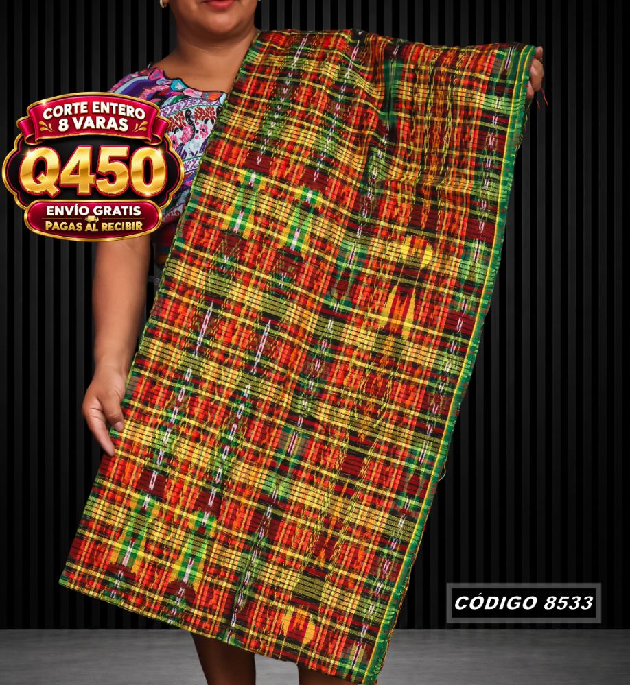 Corte Típico Quichelense Hilo Mish y Altaseda 8 Varas Q450 | COD 8533 | Típicas Unidas