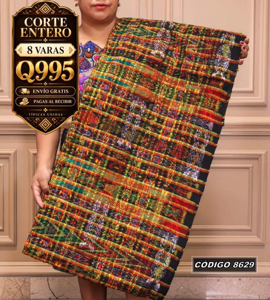 Corte Típico Hilo de Cristal 8 Varas Q995 | COD 8629 | Típicas Unidas