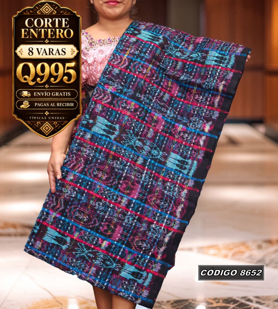 Corte Típico Hilo de Cristal 8 Varas Q995 | COD 8652 | Típicas Unidas