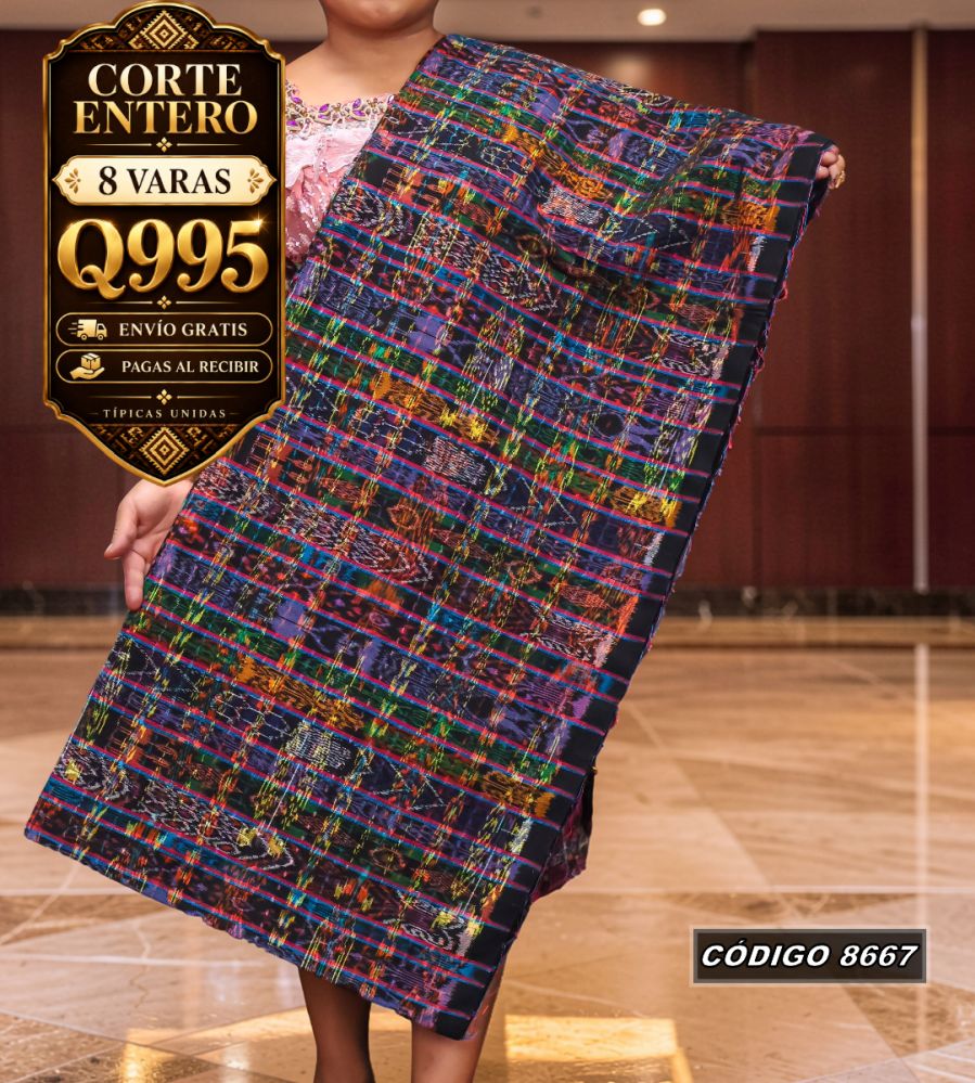 Corte Típico Hilo de Cristal 8 Varas Q995 | COD 8667 | Típicas Unidas