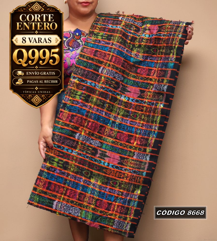Corte Típico Hilo de Cristal 8 Varas Q995 | COD 8668 | Típicas Unidas