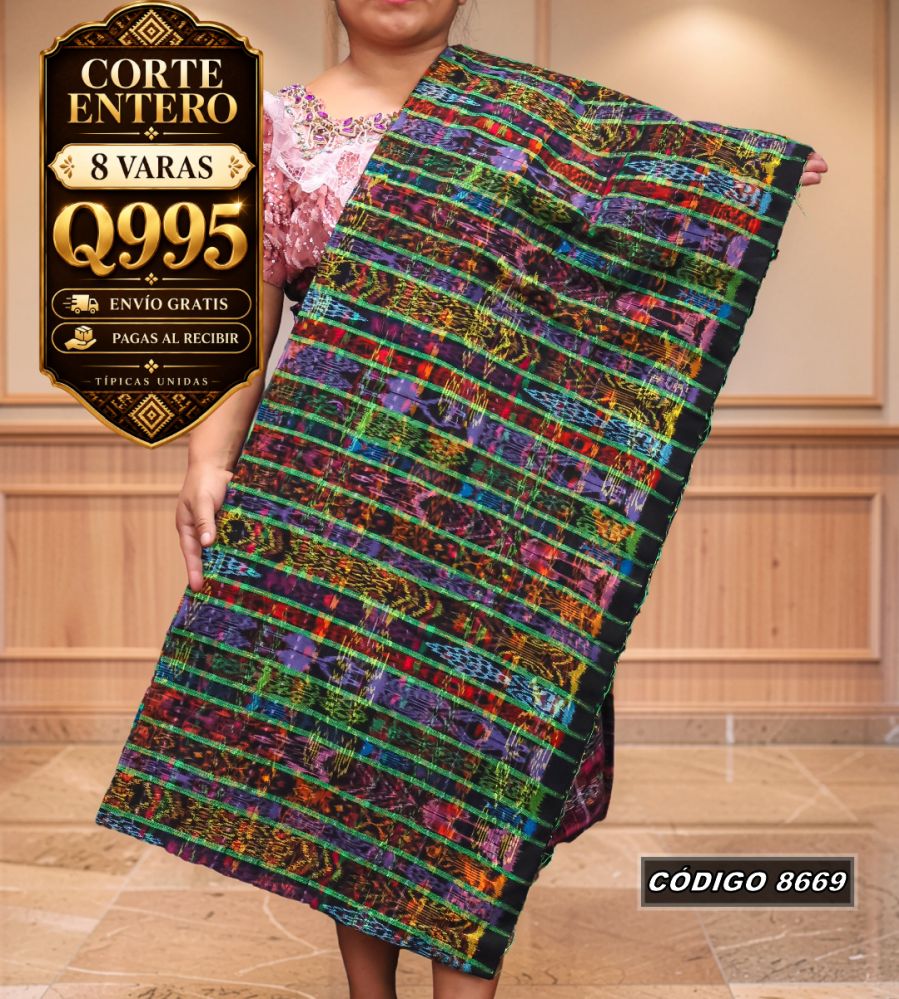 Corte Típico Hilo de Cristal 8 Varas Q995 | COD 8669 | Típicas Unidas
