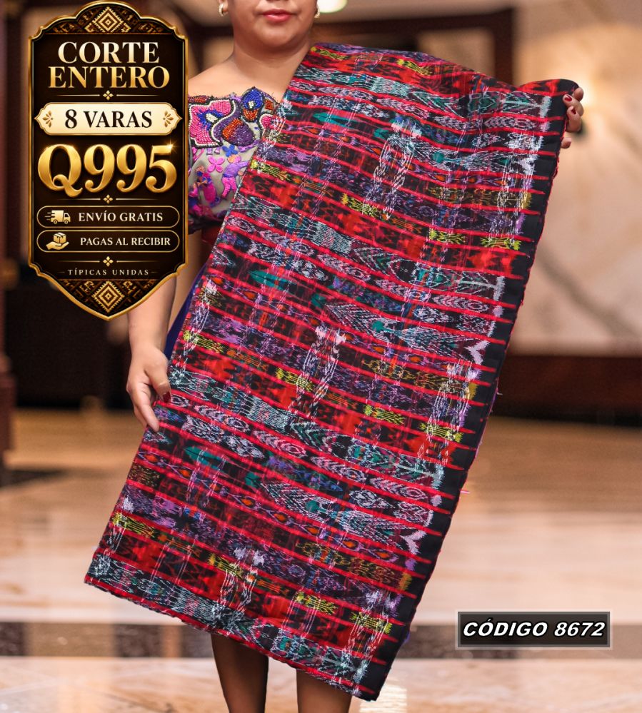 Corte Típico Hilo de Cristal 8 Varas Q995 | COD 8672 | Típicas Unidas