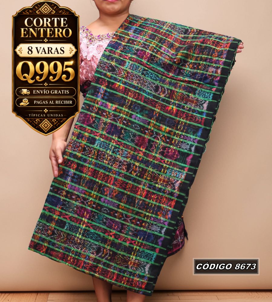 Corte Típico Hilo de Cristal 8 Varas Q995 | COD 8673 | Típicas Unidas