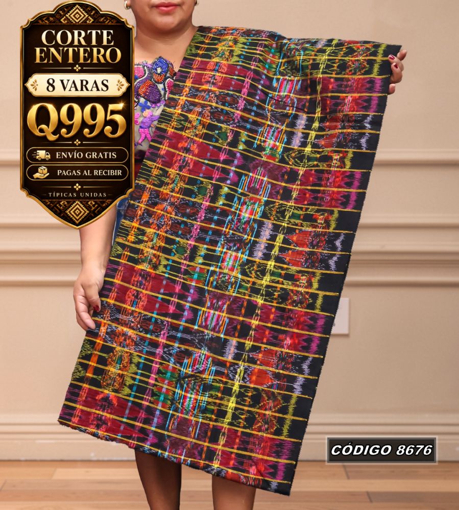 Corte Típico Hilo de Cristal 8 Varas Q995 | COD 8676 | Típicas Unidas