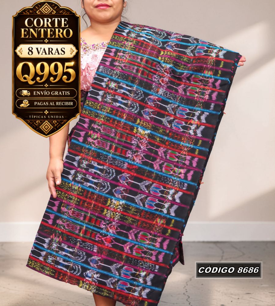 Corte Típico Hilo de Cristal 8 Varas Q995 | COD 8686 | Típicas Unidas