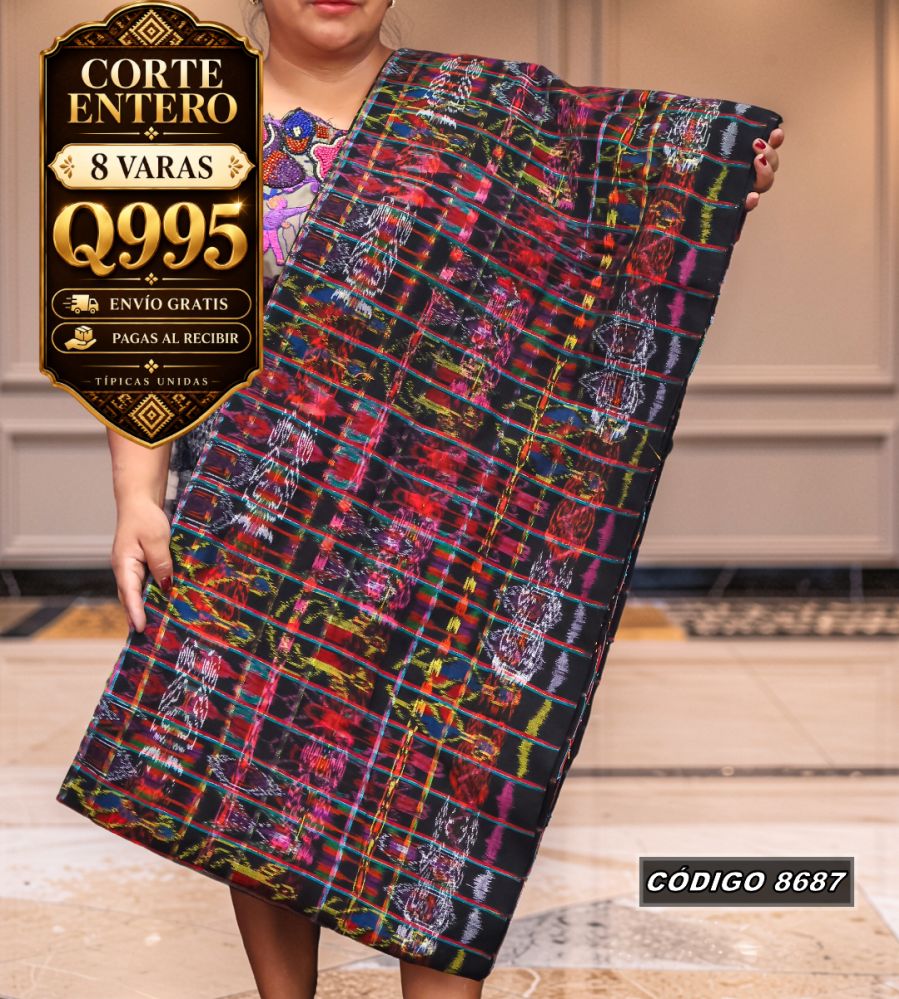 Corte Típico Hilo de Cristal 8 Varas Q995 | COD 8687 | Típicas Unidas