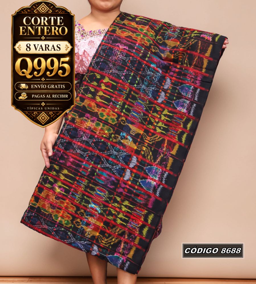 Corte Típico Hilo de Cristal 8 Varas Q995 | COD 8688 | Típicas Unidas