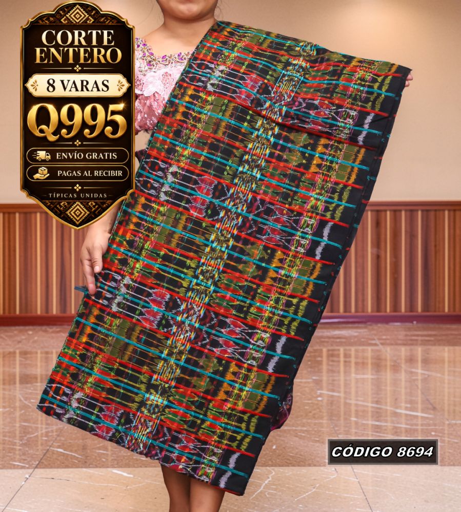 Corte Típico Hilo de Cristal 8 Varas Q995 | COD 8694 | Típicas Unidas