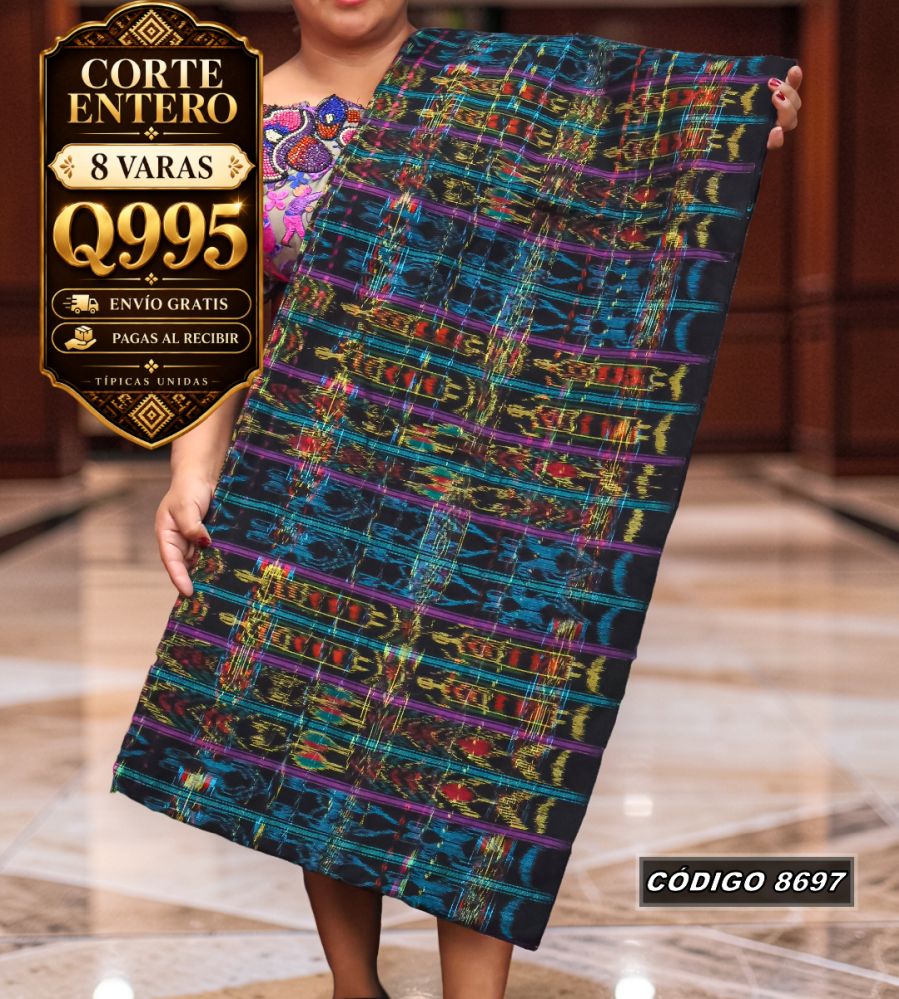 Corte Típico Hilo de Cristal 8 Varas Q995 | COD 8697 | Típicas Unidas