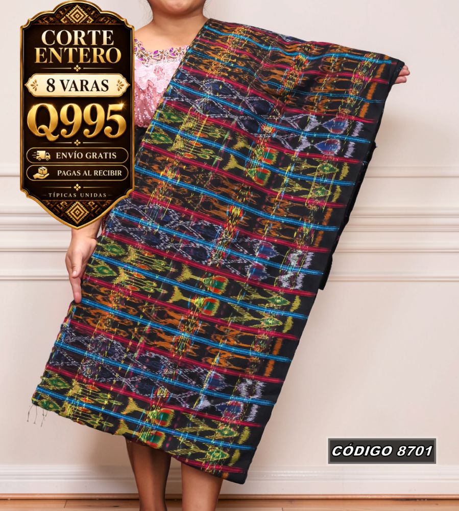 Corte Típico Hilo de Cristal 8 Varas Q995 | COD 8701 | Típicas Unidas