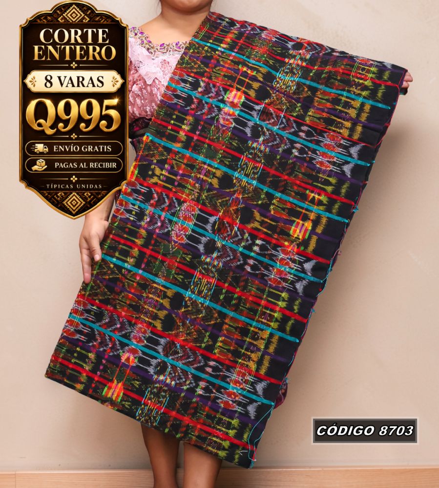 Corte Típico Hilo de Cristal 8 Varas Q995 | COD 8703 | Típicas Unidas