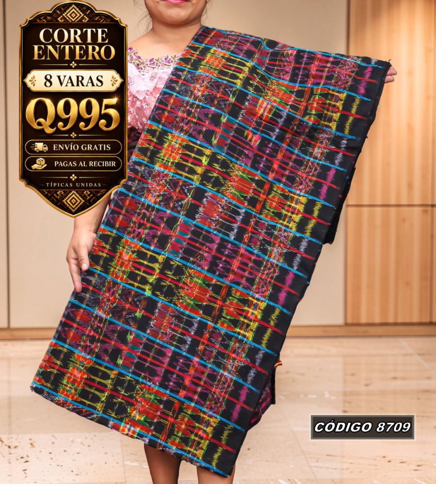 Corte Típico Hilo de Cristal 8 Varas Q995 | COD 8709 | Típicas Unidas